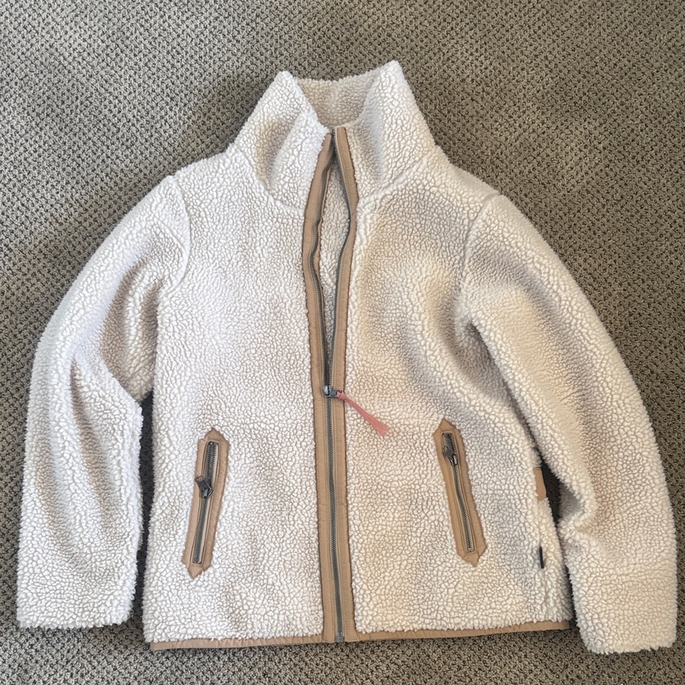Patagonia Cream Teddy Jacket